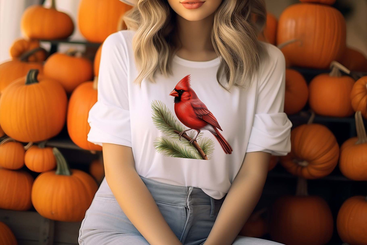 Red Cardinal PNG Christmas Bundle, an Illustration by Moon Studio (Photo 6 of 11)