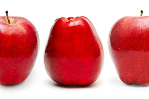 Red apples set, a Photo by saiko3p