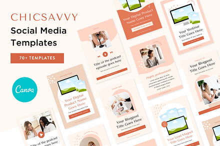 ChicSavvy Social Media Templates