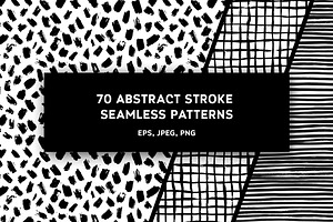 70 ABSTRACT STROKE PATTERNS