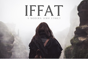 Iffat A Modern Serif Family, a Serif Font by Creativetacos (Thumbnail 1 of 8)