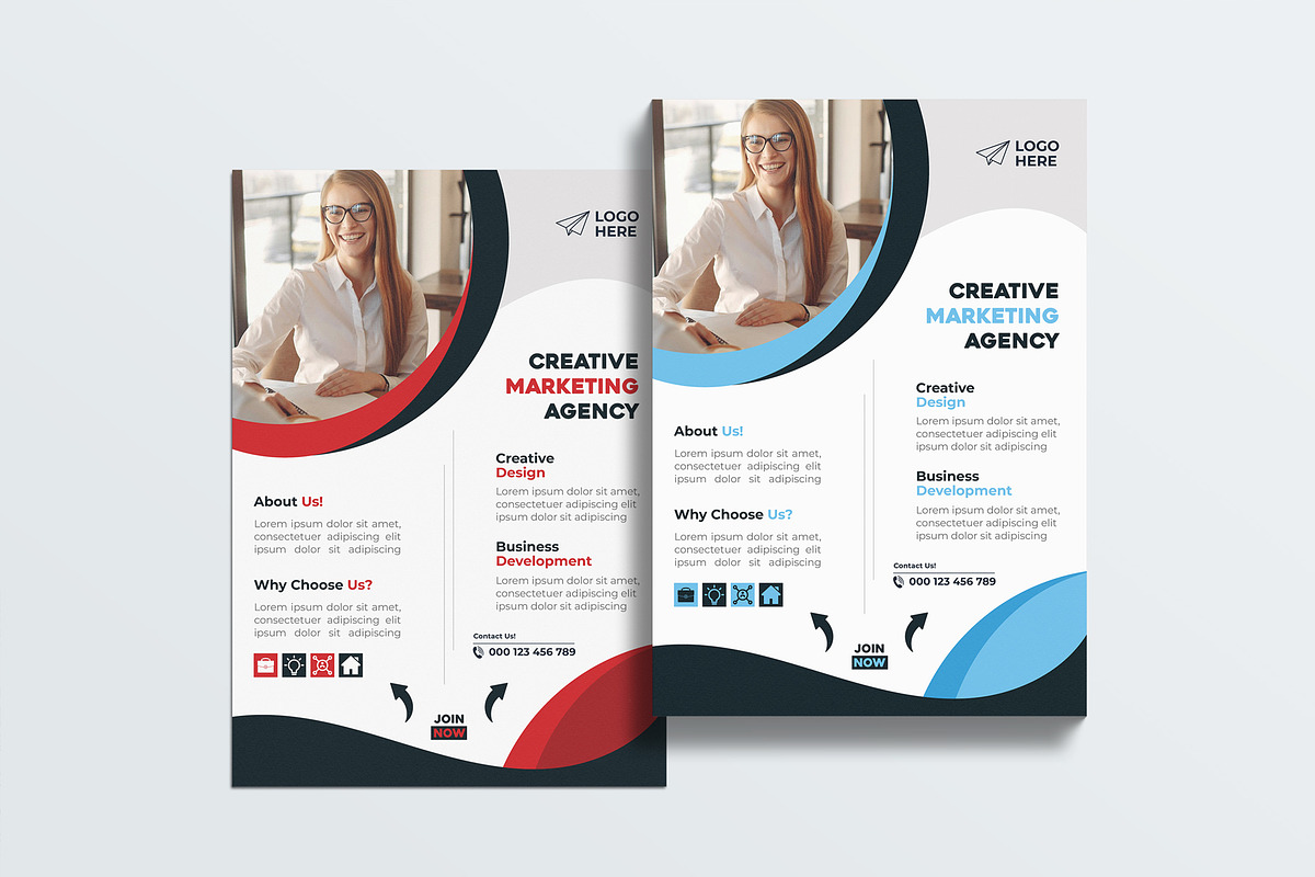Promotional Marketing Flyer Design, a Flyer Template by Tahnix Creative (Photo 1 of 3)