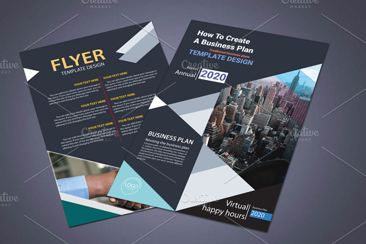 Business Flyer Template, a Flyer Template by Proshanta Sarker (Photo 1 of 3)