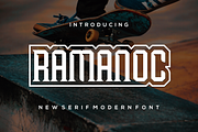 Ramanoc, a Serif Font by riotama85 (Thumbnail 1 of 5)