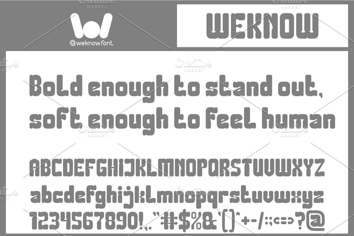 Elephant Trunk font, a Font by weknow (Photo 2 of 8)