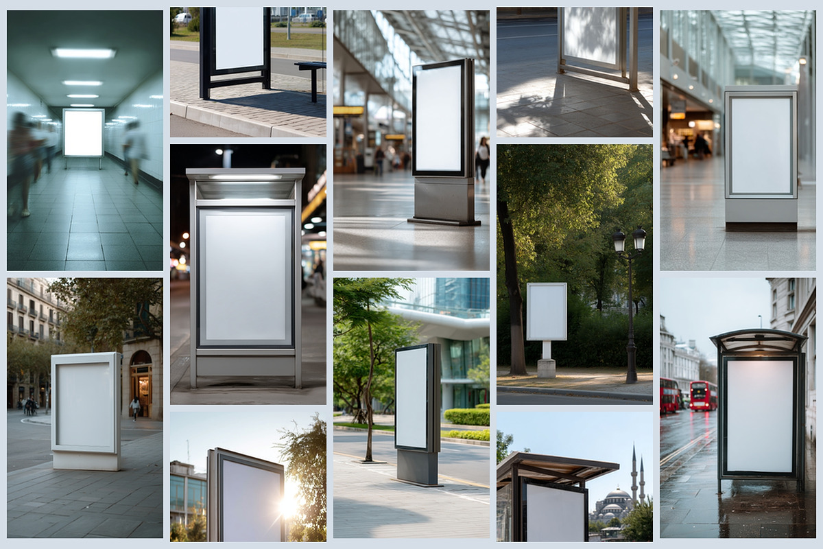 Urban Billboard & Poster Mockup, an Advertising Mockup by AI Petr Creative Agency (Photo 5 of 7)