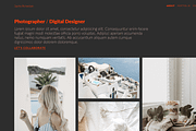 Sophie - Minimal Portfolio Theme, a HTML Template by AntonyChernianu (Thumbnail 3 of 4)