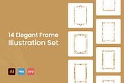 Elegant Frame Collection, an Illustration by GravitaSign (Thumbnail 1 of 2)