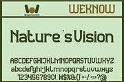 Observant and Aware font, a Sans Serif Font by weknow (Thumbnail 3 of 8)