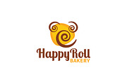 HappyRoll Bakery Logo, a Branding & Logo Template by aaron robertson design (Thumbnail 2 of 4)