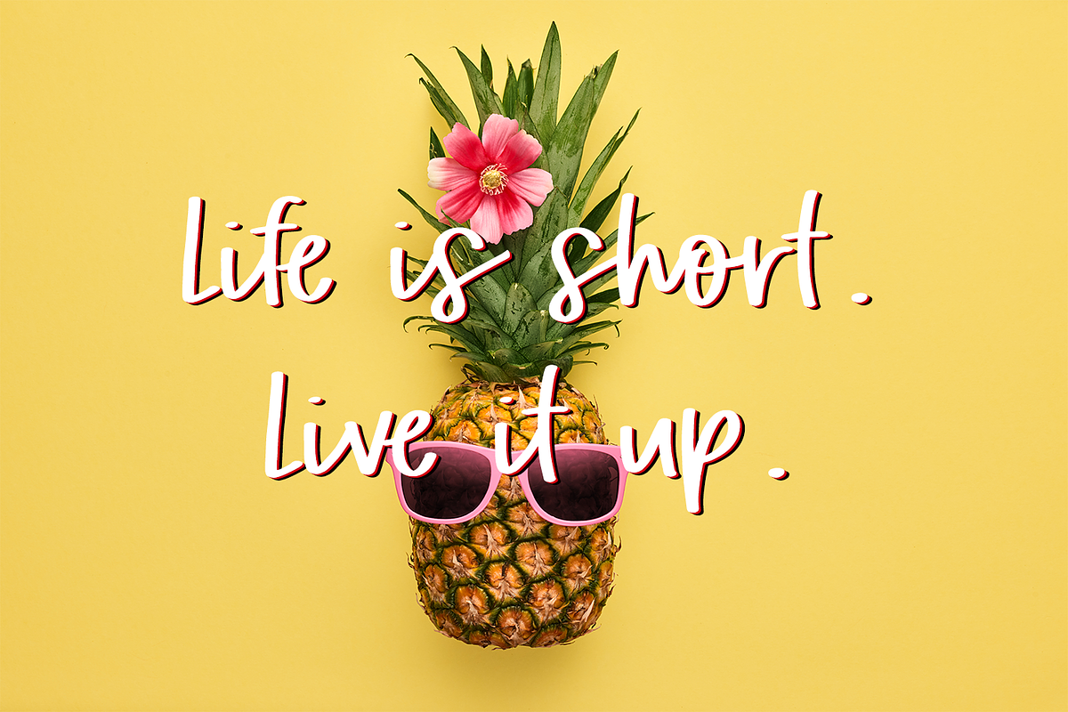 Tropical Trail Script, a Script Font by Beck McCormick (Photo 3 of 10)