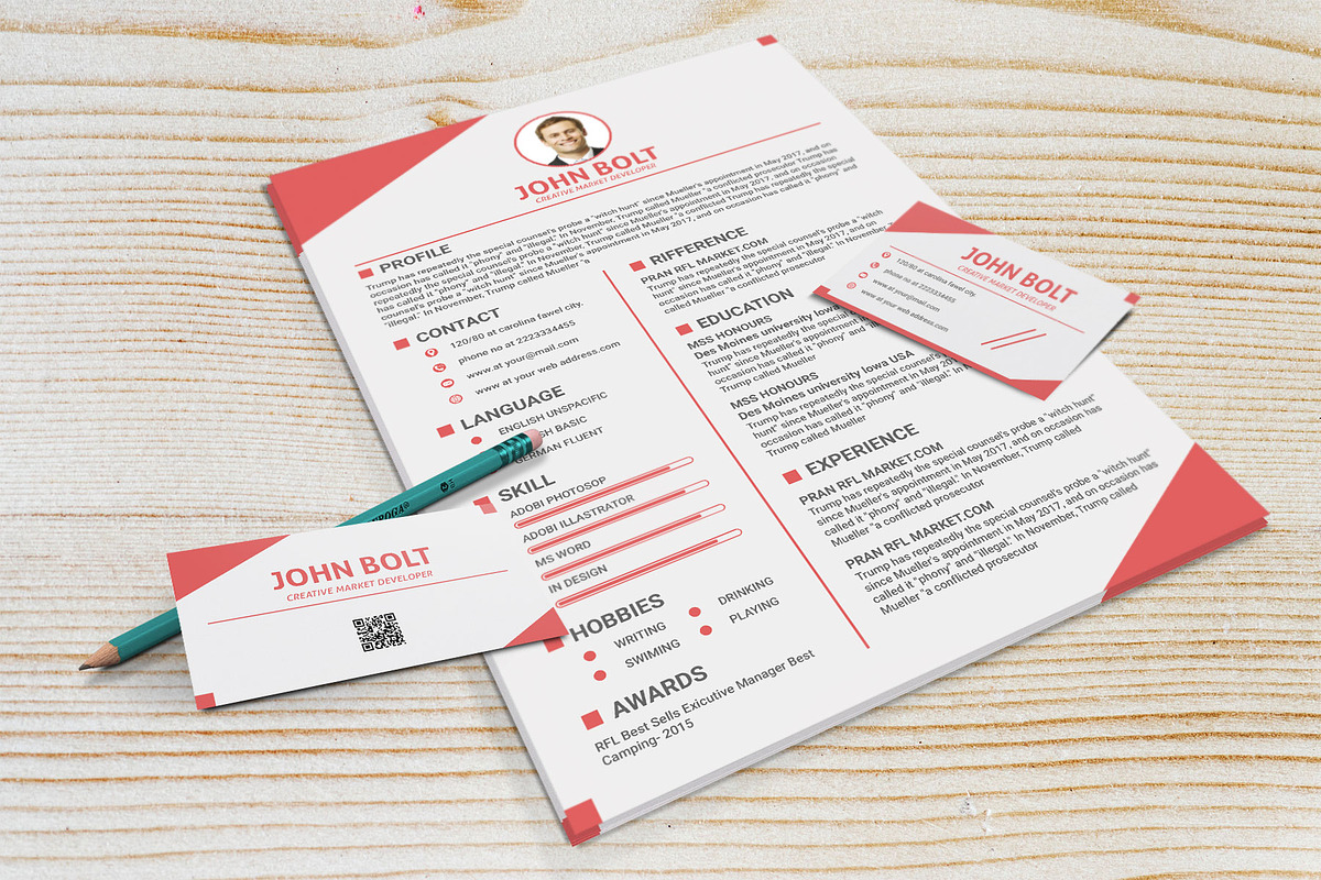 Clean Resume/CV, a Resume Template by designvillage (Photo 10 of 13)