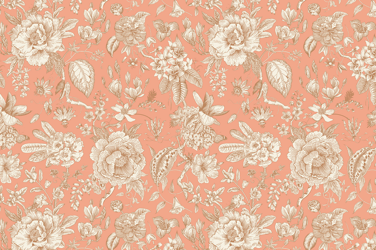 BLOOM. Chinoiserie inspired. B&W, a Decorative Illustration by olga.korneeva (Photo 7 of 11)