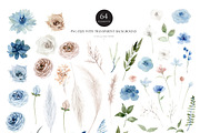 Watercolor Flower - Boho Bluerose, an Illustration by Beigetime (Thumbnail 9 of 13)