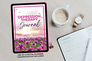 Depression Mental Health Journal, a Stationery Template by Jennifer Magri Templates (Thumbnail 7 of 8)