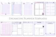 Dreamcore Planner Templates, a Stationery Template by Victoria Obscure (Thumbnail 1 of 3)