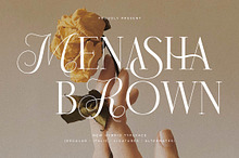 Menasha Brown New Hybrid Typeface