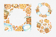 Oatmeal cookies, a Food Illustration by OlyaSenko (Thumbnail 7 of 7)