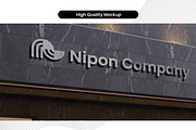Realistic 3D Sign Logo Mockup, a Mockup by aalfndi (Thumbnail 3 of 13)
