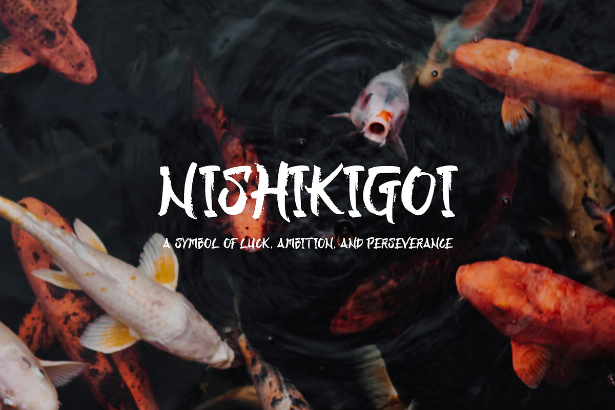 Ryukosei - Japanese Display Font, a Handwritten Font by Aksapix Studio (Photo 7 of 10)