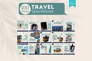 Travel Posts- Canva Templates