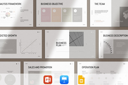 Business Plan PowerPoint Template, a Presentation Template by TemplatesForest