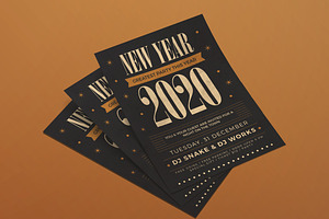 New Year Flyer, a Flyer Template by Tokosatsu