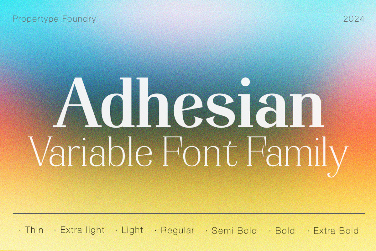 Adhesian Serif Font Family, a Serif Font by Propertype (Photo 1 of 12)