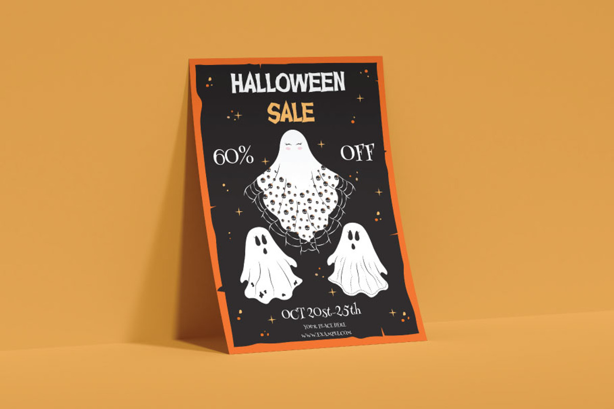 Halloween Shop Sale Flyer, a Flyer Template by FaraHelal (Photo 2 of 3)