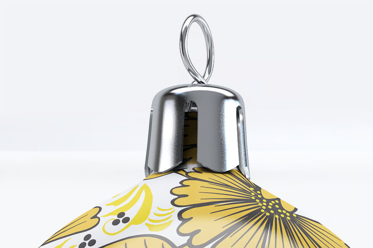 Christmas Ball Mock-up, a Product Mockup by Se٧enStudio (Photo 2 of 7)