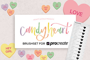 Procreate Candy Hearts