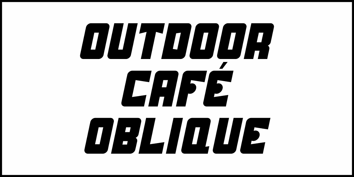 Outdoor Cafe JNL, a Sans Serif Font by Jeff Levine Fonts (Photo 4 of 5)