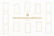 Art Deco Frame Elements Set, an Object Illustration by peterdraw (Thumbnail 1 of 6)