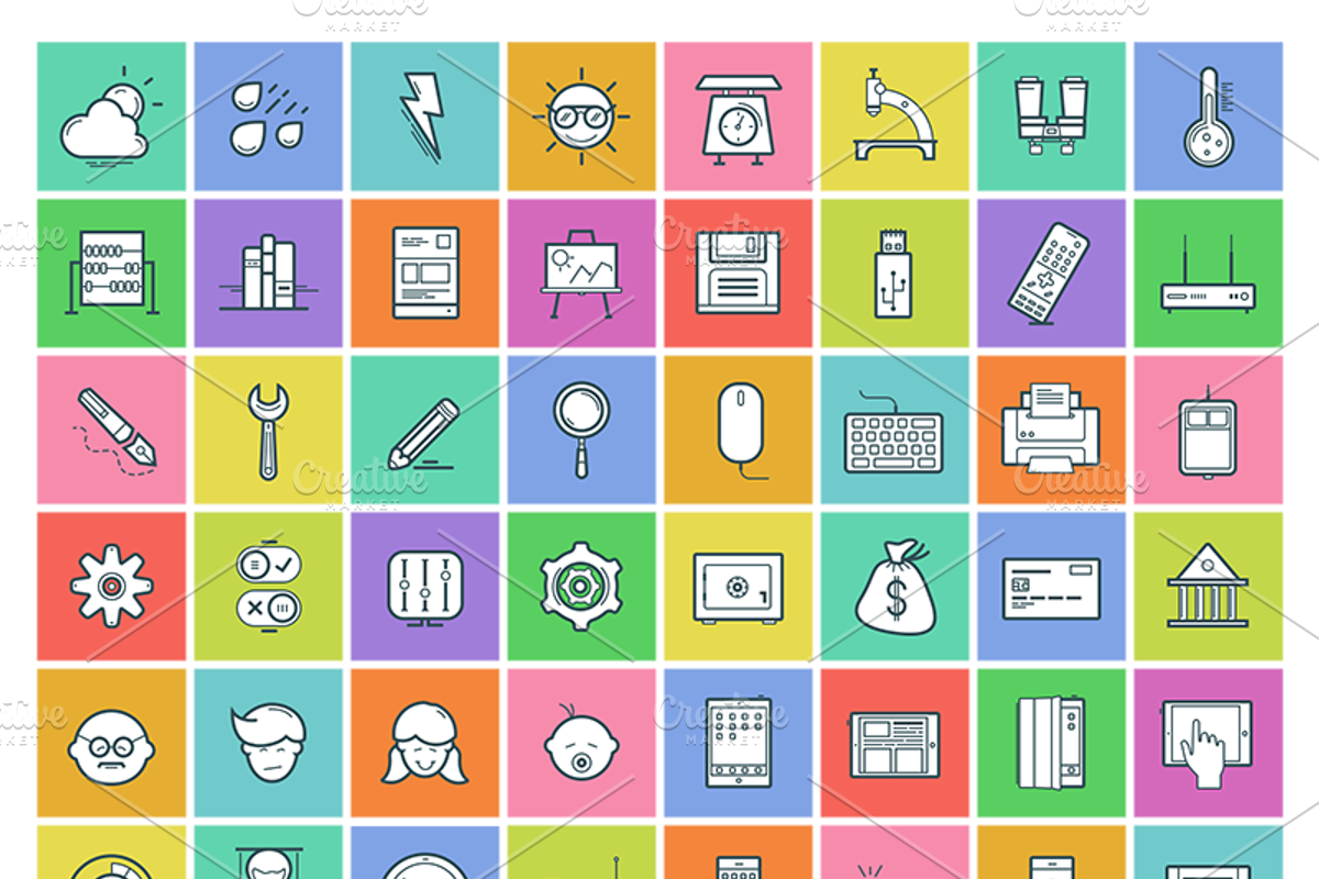 Dropicons - Flat Line Stylish Icons, a Solid Icon by Web Icon Set (Photo 2 of 4)