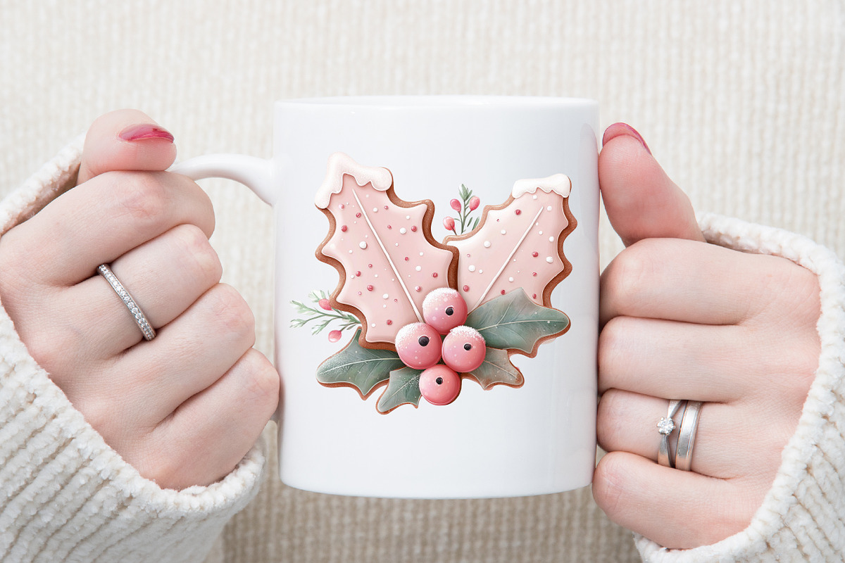 Christmas Cookie Clipart Bundle, an Illustration by Sublimation Artist (Photo 5 of 6)