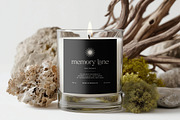Clear Glass Organic Style Candle, a Household Mockup by 1001 mockups (Thumbnail 4 of 8)