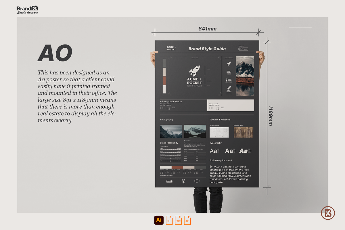 Minimalista I One Sheet Brand Guide, a Branding & Logo Template by Brand_x Supply Co. (Photo 2 of 9)