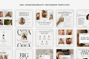 Skin Care Beauty Instagram Templates