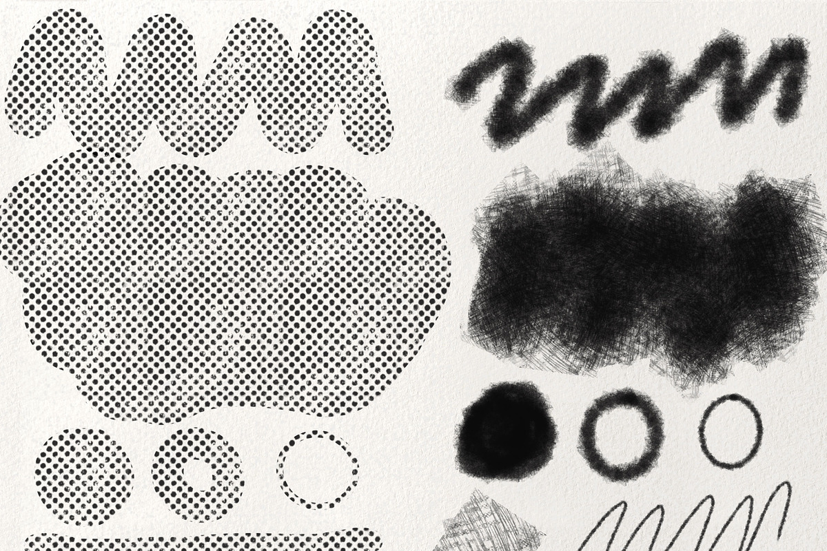 Procreate Texture Brushes II, a Brush Add-On by Li Zamperini (Photo 16 of 20)