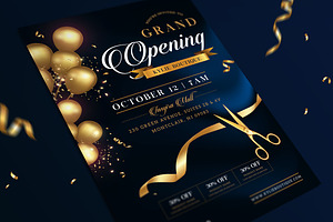 Luxury Grand Opening Flyer