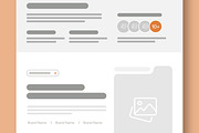 Wireframe Landing Page, a Landing Page Template by CreativeShaper (Thumbnail 3 of 6)