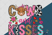 Valentine Cows And Kisses Png, an Illustration by Creative Art (Thumbnail 6 of 6)