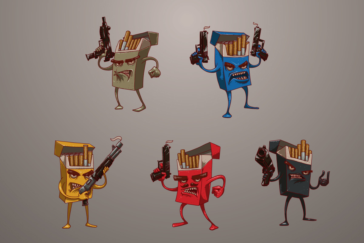 Smoking kills, a Healthcare Illustration by IvanNikulin (Photo 2 of 2)