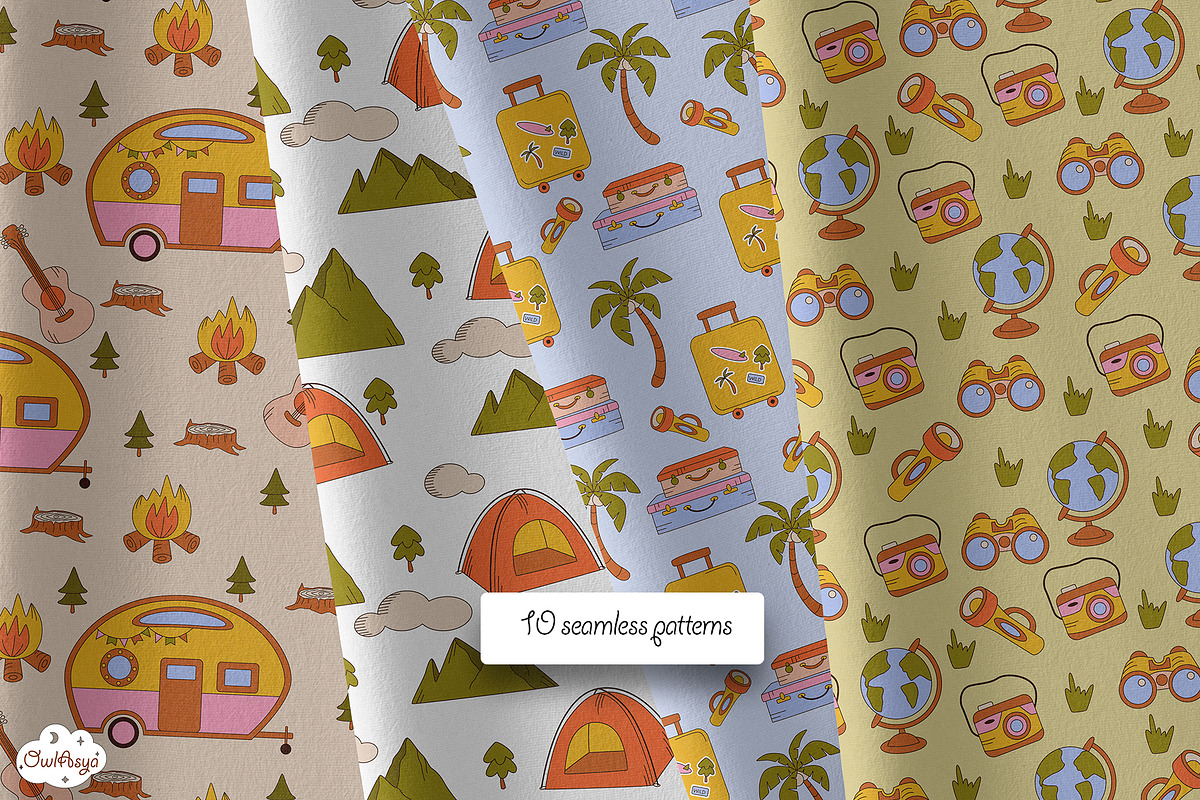 Traveling vector collection, an Object Graphic by owlasya (Photo 6 of 10)