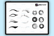 Character Portrait stamp Brushes, a Brush Add-On by Procreate Market (Thumbnail 6 of 14)