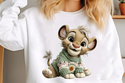 Whimsical Baby Animals in Sweaters, an Illustration by designcity5 (Thumbnail 4 of 5)