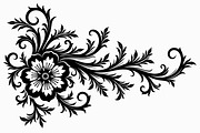 Vintage Flower Ornament Set, an Illustration by Creativeshirt (Thumbnail 13 of 21)