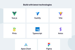 Modernize Vuejs Admin Dashboard