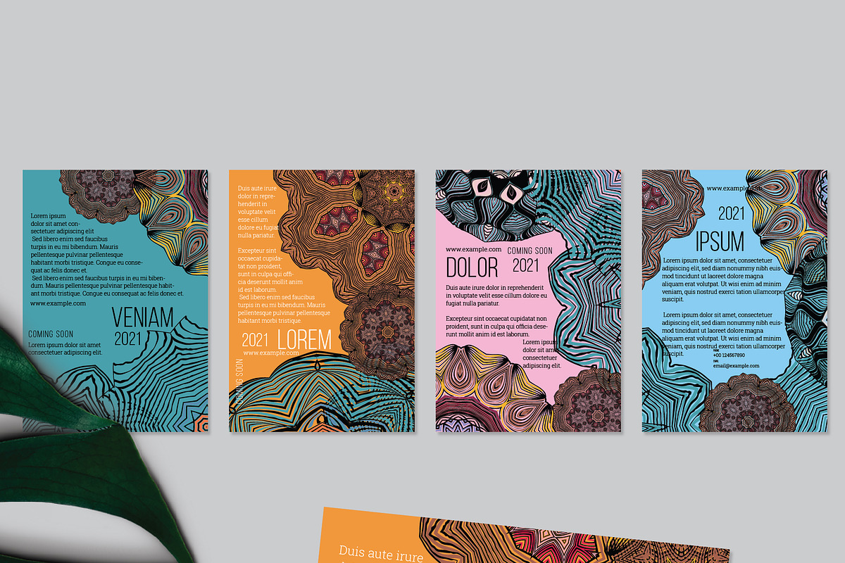 Flyer template A4 Mandala Ethnic, a Flyer Template by Zebra-Finch (Photo 2 of 2)