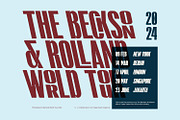 MN Raghford - Condensed Sans Serif, a Sans Serif Font by Mantra Naga (Thumbnail 7 of 17)